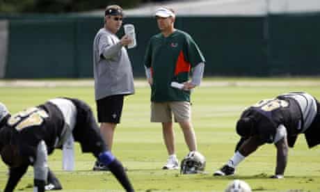New Orleans Saints head coach Sean Payton and defensive coordinator Gregg Williams
