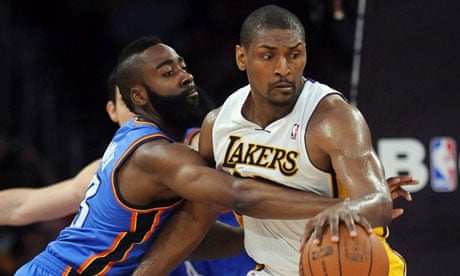 Metta World Peace - The Former Ron Artest - Elbows James Harden In The  Head, Faces Suspension For NBA Playoffs