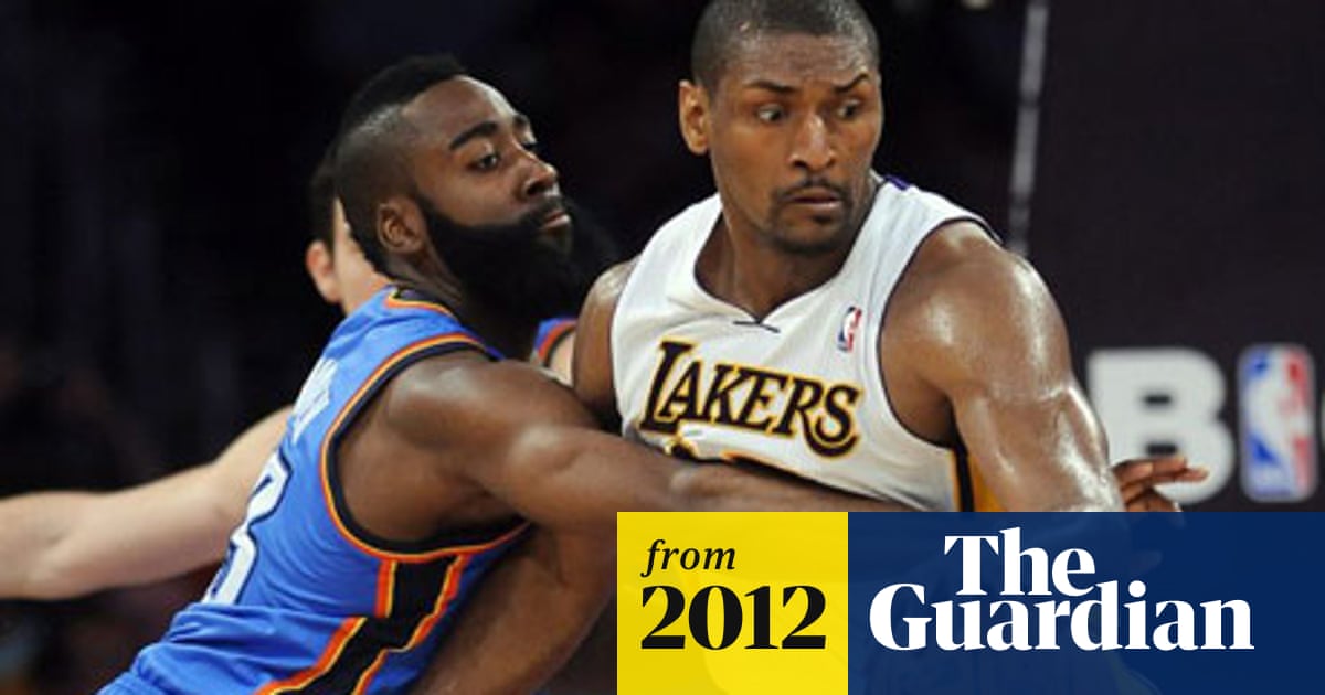 Metta World Peace Suspended For Seven Games After Elbowing James Harden Sport The Guardian