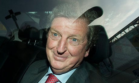 Roy Hodgson leaves Wembley Stadium