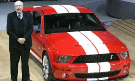 Carroll Shelby with the 2006 Ford Shelby Cobra GT500