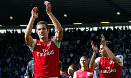 Robin Van Persie S Curtain Call A Platitude Or A Goodbye To Arsenal Amy Lawrence Football The Guardian
