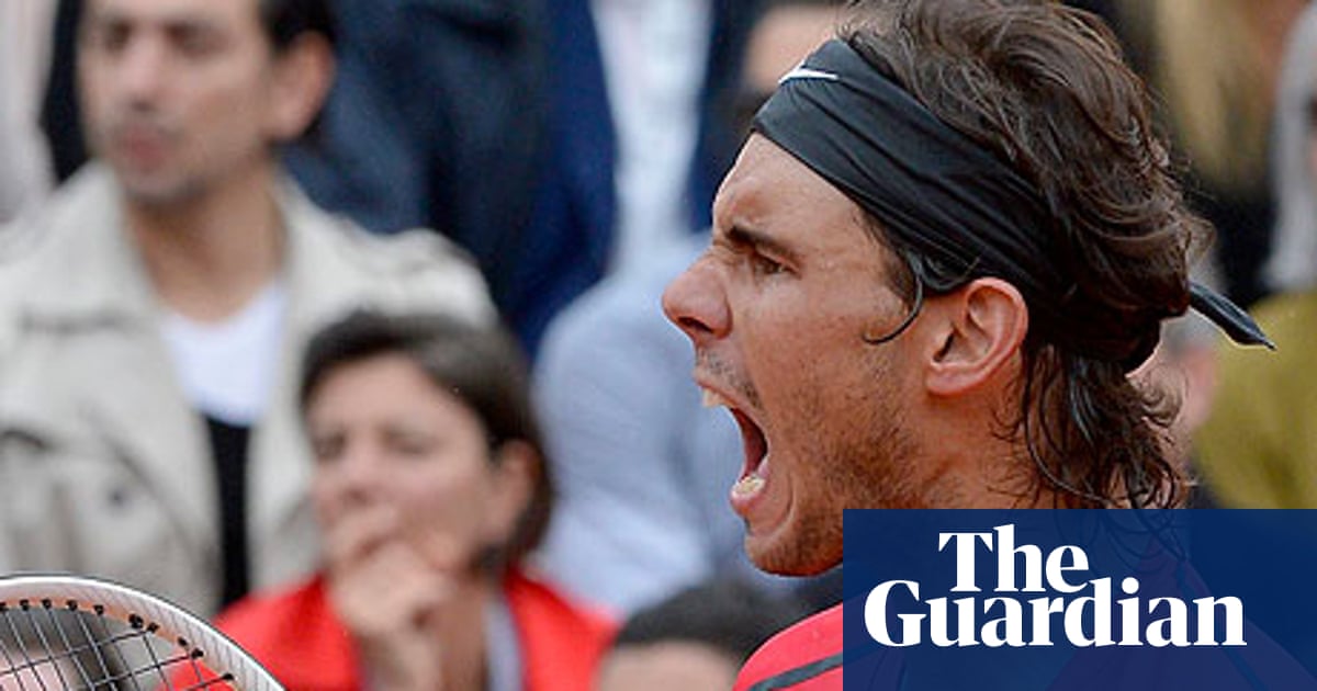 French Open 2012 Rafael Nadal Takes Dim View After Rain Stops Final French Open 2012 The Guardian Rafael Nadal 2022 Holiday Designer