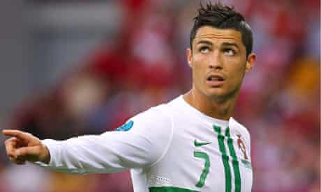 Euro 2012 Portugal S Cristiano Ronaldo Aims Dig At Lionel Messi Football The Guardian