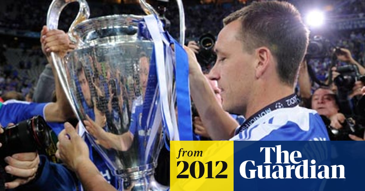 Cup Of Woe Chelsea Staff Damage Champions League Trophy Chelsea The Guardian