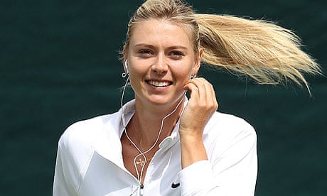Wimbledon 2012: Maria Sharapova an island of calm before the storm | Wimbledon 2012 | The Guardian
