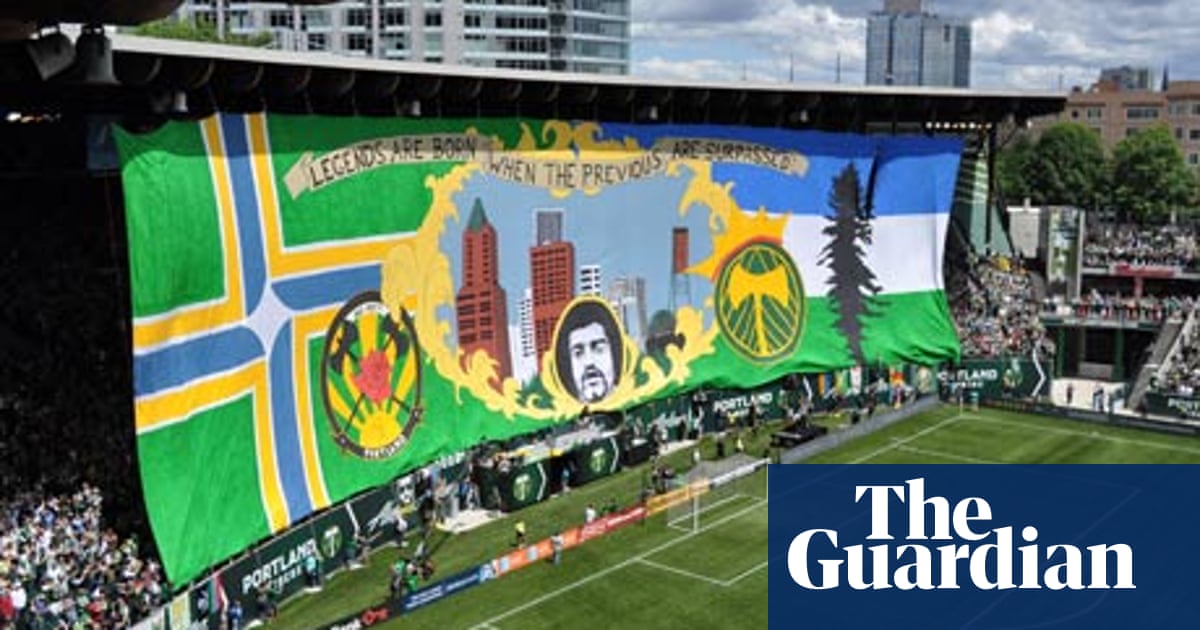 Portland Timbers Giant Tifo Throws Down Gauntlet To Seattle Sounders Mls The Guardian
