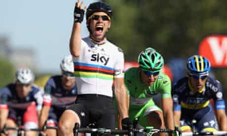 Tour De France 2012 Mark Cavendish Wins Fourth Champs Elysees Sprint Sport The Guardian
