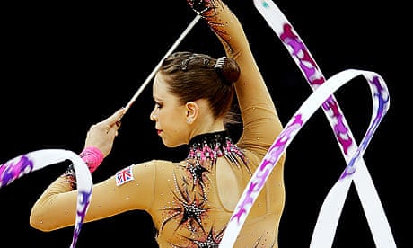 London 2012: Ribbons and bows do not hide rhythmic gymnastics