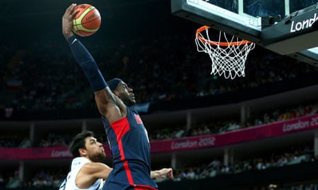 LeBron James in action