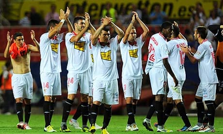 Sevilla 1-0 Real Madrid. An early goal tumbled a green Madrid