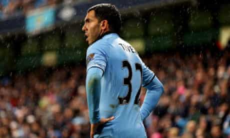 Manchester City's Carlos Tevez