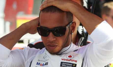 Lewis Hamilton prepares for the Belgian Grand Prix
