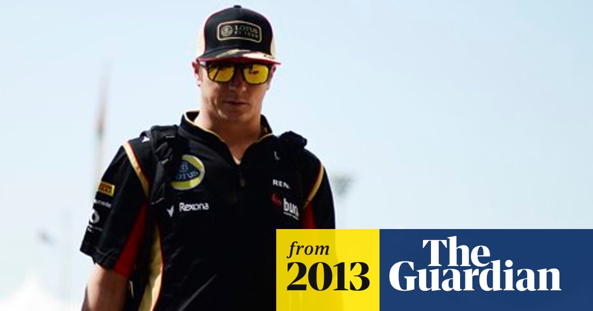 Kimi Raikkonen Threatens To Walk Out On Lotus For Final Two F1 Races Kimi Raikkonen The Guardian
