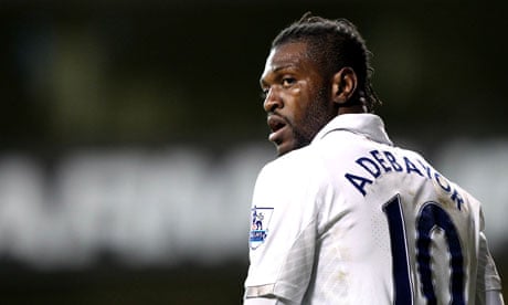 Tottenham Hotspur Emmanuel Adebayor lors de l'UEFA Europa League, match du Groupe C à White Hart Lane, Londres Photo Stock - Alamy Tottenham Hotspur Emmanuel Adebayor lors de l'UEFA Europa League, match du Groupe C à White Hart Lane, Londres Photo Stock - Alamy