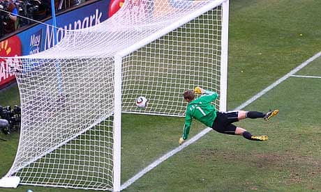 Frank Lampard goal Germany v England: 2010 FIFA World Cup 