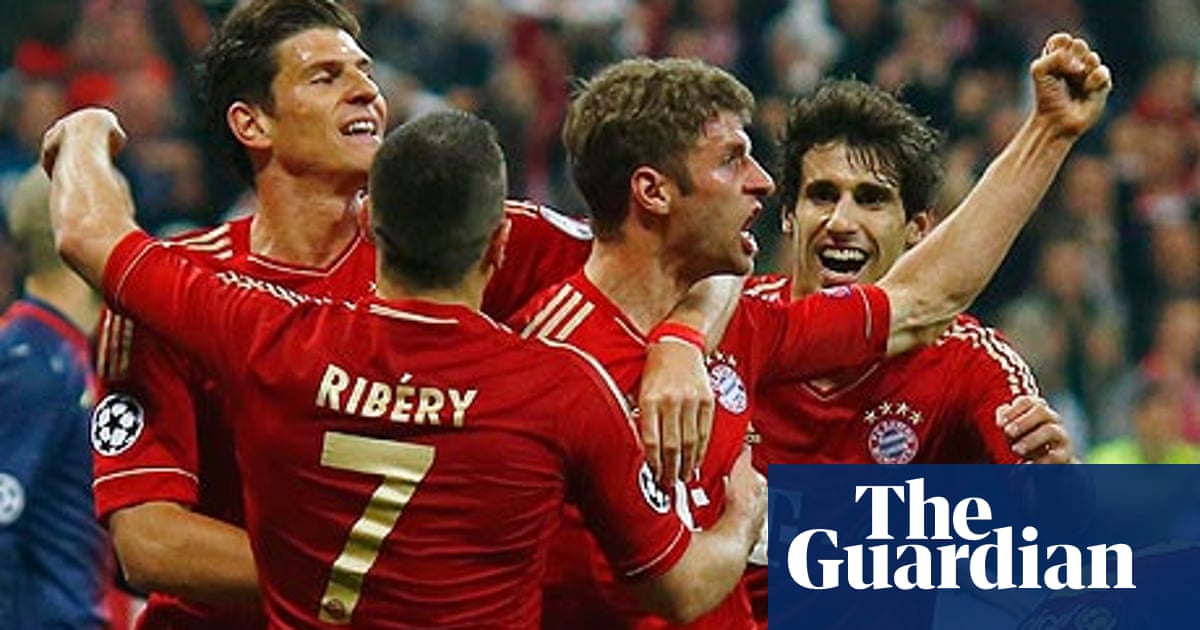 Bayern Munich Crush Barcelona With Thomas Muller Leading The Rout Champions League The Guardian