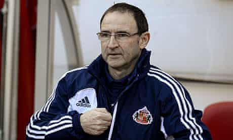 Sunderland's former manager Martin O'Neill