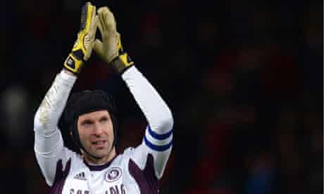 Chelsea's Czech goalkeeper Petr Cech