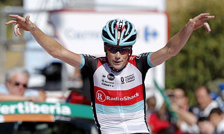 Chris Horner takes lead in Vuelta a España after winning 10th stage ...