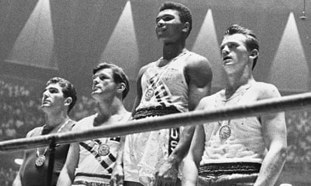 Cassius Clay wins gold at the Rome Olympics