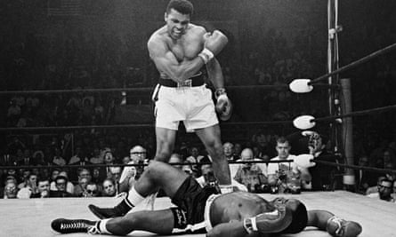 Muhammad Ali drops Sonny Liston