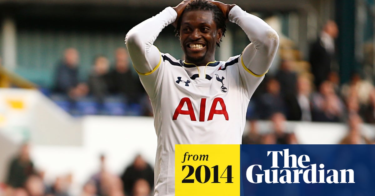 Emmanuel Adebayor Tottenham Fans Booing Means We D Rather Play Away Emmanuel Adebayor The Guardian