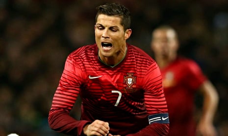 Portugal's Cristiano Ronaldo was on familiar territory at Old Trafford for the game with Argentina.