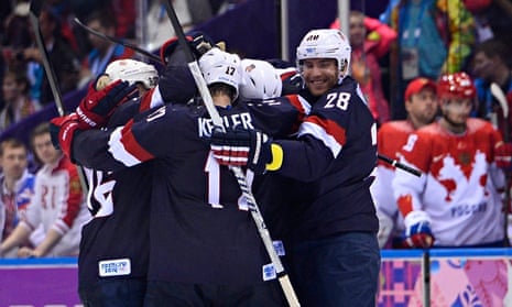 Olympic ice hockey: USA 5-1 Slovenia - as it happened!
