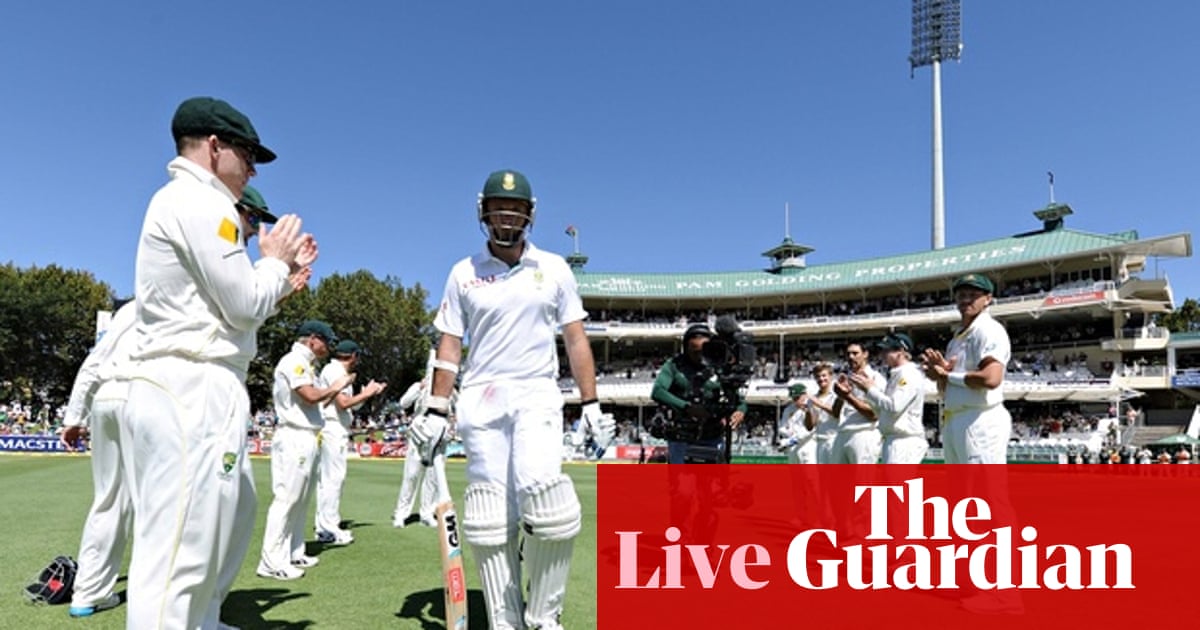 South Africa V Australia Day Four As It Happened Sport
