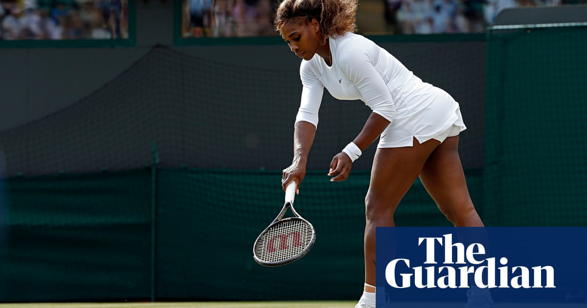 Serena Williams Out Of Wimbledon Doubles After Game Of Double Faults Sport The Guardian