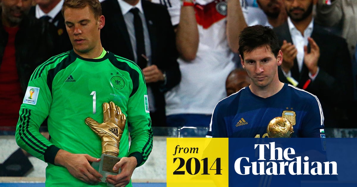 Diego Maradona Lionel Messi Winning Golden Ball Is A Marketing Plan World Cup The Guardian