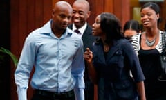 Sherone Simpson and Asafa Powell