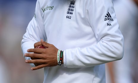 Moeen Ali wore wristbands with 'Save Gaza' and 'Free Palestine' messages on them