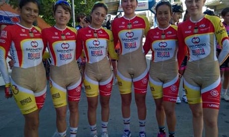 Colombian women's flesh-coloured cycling kit 'unacceptable', says UCI | Cycling | The Guardian