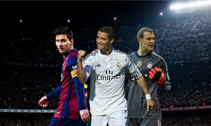 Cristiano Ronaldo Beats Lionel Messi And Manuel Neuer To Ballon D Or Award As It Happened Football The Guardian