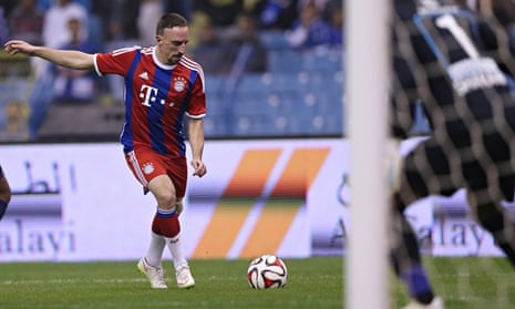 Franck Ribéry in action