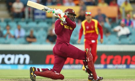 Chris Gayle didn't just batter Zimbabwe – his Twitter critics were routed  too, Chris Gayle