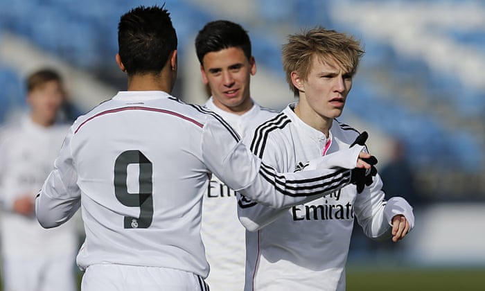 Real Madrid include teenager Martin Odegaard in Champions League squad |  Real Madrid | The Guardian