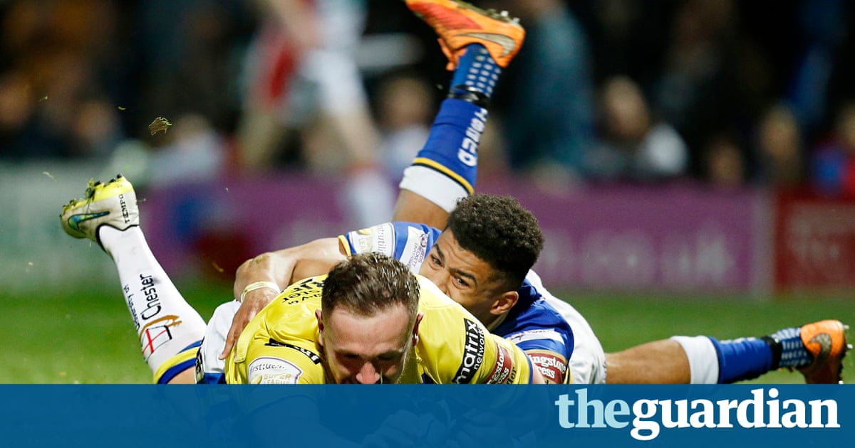 Kurt Gidley penalty seals Warrington comeback in thriller ... Leeds 10-29 Warrington | Super League match report | Sport ...