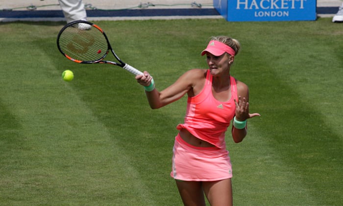 Simona Halep Beaten By Kristina Mladenovic As Seeds Fall In Birmingham Tennis The Guardian