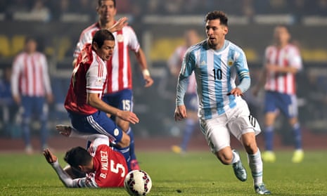 Even hostile Chile fans forced to acknowledge Lionel Messi's greatness | Copa América | The Guardian