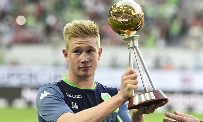Manchester City agree £54m fee with Wolfsburg for Kevin De Bruyne | Manchester City | The Guardian