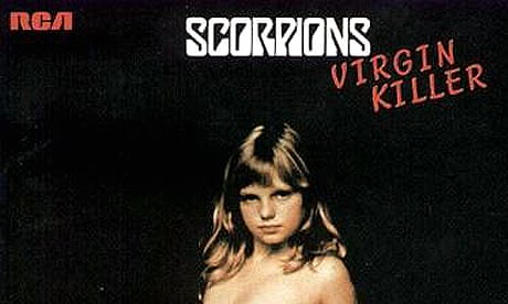 The Scorpions' Virgin Killer album cover from 1976