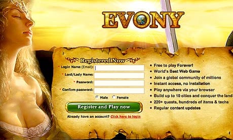 Has Evony become the most despised game on the web?, Spam