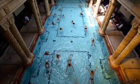 The Gellert Baths, Budapest.