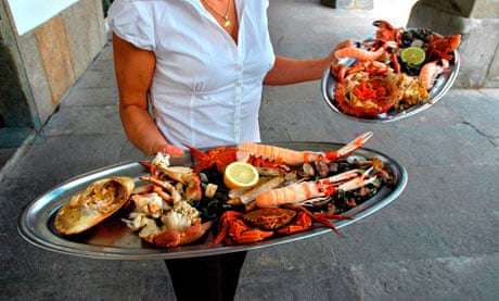 Shellfish supper,  in LA CORUNA 