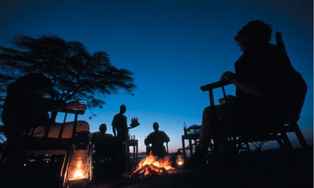 Safari campfire