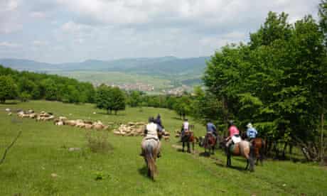 Beautiful horseriding country in central Romania