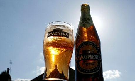 Magners cider with ice
